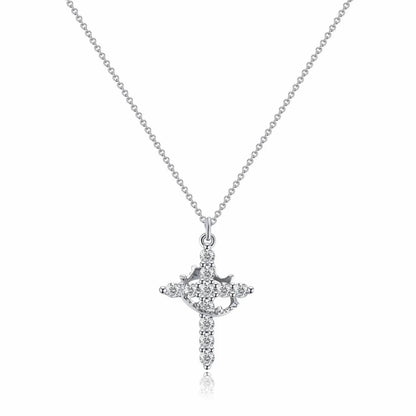 Crown Cross Faith Necklace