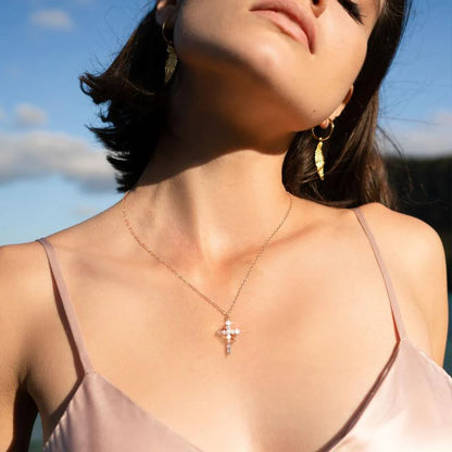 Crown Cross Faith Necklace